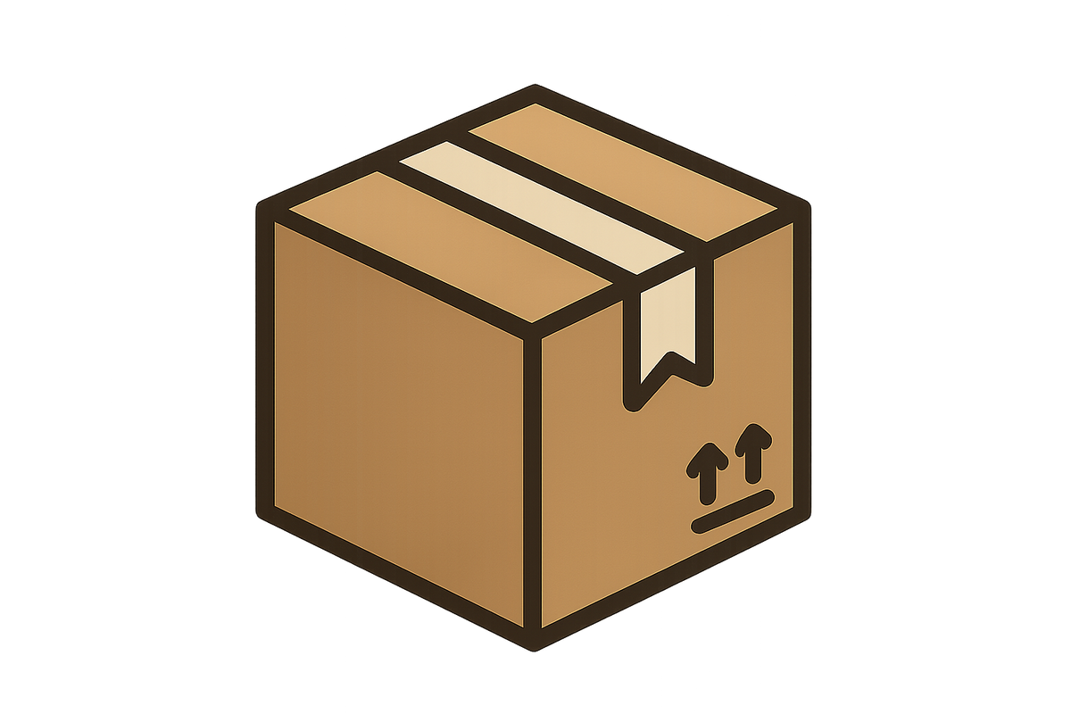 Icona scatola spedizione